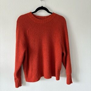 A new day Chunky Crewneck Sweater in Rusty Orange